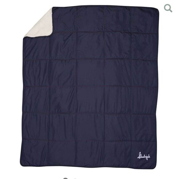 Slumberjack Blue/White Indoor/Outdoor Insulated Blanket - Picture 1 of 6